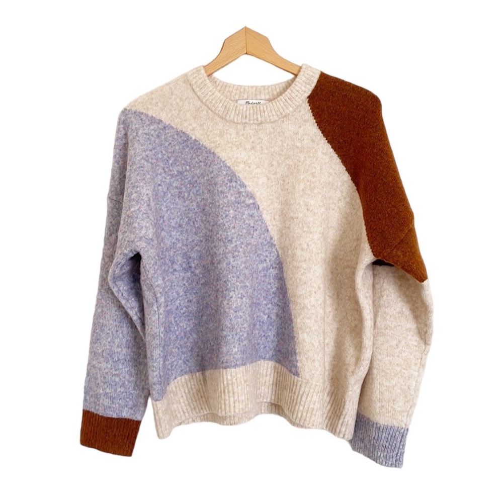 Madewell Multicolor Crew Neck Sweater